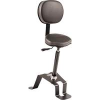 Chaise ergonomique assis-debout TA 300<sup>MC</sup>, Vinyle, Noir OP499 | Dickner Inc