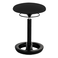 Chaise ergonomique Twixt, Stationnaire, Ajustable, , Mailles en polyester Si&egrave;ge, Noir Groupe Belzile Dickner