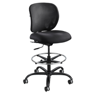 Tabouret robuste Vue, Nylon, Noir, Capacit&eacute; 350 lb Groupe Belzile Dickner