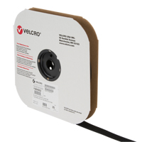 Ruban d'attaches, Crochet, 25 vg x 1", Cousu, Noir Groupe Belzile Dickner