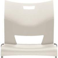 Chaise de formation sans bras Duet, Plastique, Hauteur 33-1/4", Capacit&eacute; 350 lb, Blanc Groupe Belzile Dickner