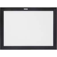 Black MDF Frame Whiteboard, Dry-Erase/Magnetic, 24" W x 18" H OR130 | Dickner Inc