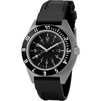 Montre Steel Navigator sur ensemble bracelet en caoutchouc noir de trois morceaux, Num&eacute;rique, &agrave; piles, 41 mm, Noir Groupe Belzile Dickner