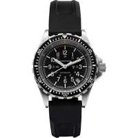 Montre Steel Navigator avec date sur ensemble bracelet en caoutchouc noir de trois morceaux, Num&eacute;rique, &agrave; piles, 36 mm, Noir Groupe Belzile Dickner