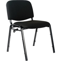 Chaises empilables, Tissu, Hauteur 32", Capacit&eacute; 250 lb, Noir Groupe Belzile Dickner