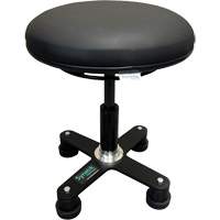 Tabouret ergonomique OmniStool, Mobile, Ajustable, Vinyle Si&egrave;ge, Noir Groupe Belzile Dickner