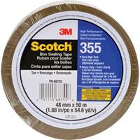 Ruban d'emballage Scotch 355, Adh&eacute;sif Thermofusible, 3,4 mils, 48 mm (1-22/25") x 50 m (164') Groupe Belzile Dickner