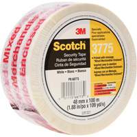 Ruban d'emballage Scotch 3775 avec message, Adh&eacute;sif Thermofusible, 2 mils, 48 mm (1-22/25") x 100 m (328') Groupe Belzile Dickner