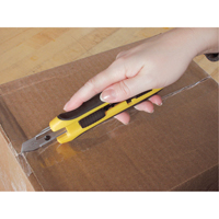 Five-Position Safety Knife, 18 mm, Silver, Rubber Handle Groupe Belzile Dickner