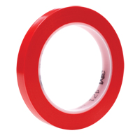 Ruban en vinyle 471, 12 mm (1/2") la x 32,9 m (108') lo, 5,3 mils, Rouge Groupe Belzile Dickner