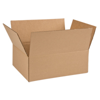 Boîtes en carton ondulé brun, 12" x 10" x 4" PG475 | Dickner Inc