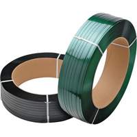 Feuillard vert, Polyester, 3/4" la x 3000' l, Vert, Calibre Machine PF692 | Dickner Inc