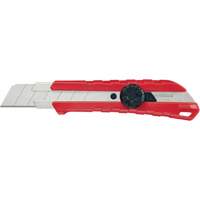Snap-Off Knife, 25 mm, Carbide, Rubber/Polypropylene Handle Groupe Belzile Dickner