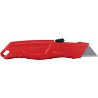 Self-Retracting Knife, 3/4", Steel, Metal Handle Groupe Belzile Dickner