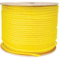 Corde jaune tress&eacute;e 3/8", Polypropyl&egrave;ne, 630' Groupe Belzile Dickner
