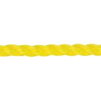 Corde jaune tress&eacute;e 3/8", Polypropyl&egrave;ne, 630' Groupe Belzile Dickner