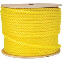 Corde jaune tress&eacute;e 1/2", Polypropyl&egrave;ne, 335' Groupe Belzile Dickner