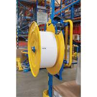 Strapping Dispenser, Polyester/Steel/Polypropylene Straps, 16"/8" Core Dia., 3"/8"/6" Roll Width Groupe Belzile Dickner