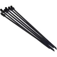 Attache-c&acirc;ble &agrave; visser, Longueur 8", R&eacute;sistance &agrave; la traction 50 lb, Noir Groupe Belzile Dickner