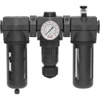 Filtre, d&eacute;tendeur & lubrificateur Modulair 400 avec drain manuel & bol standard, 3/4" NPTF Groupe Belzile Dickner