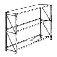 Pronto Bulk Storage Racks - 22-Ga. Shelf Panels, Galvanized Steel, 24" W x 6" D RB020 | Dickner Inc