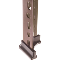 Accessoires pour corni&egrave;res perfor&eacute;es - Pied en plastique (montant simple) Groupe Belzile Dickner