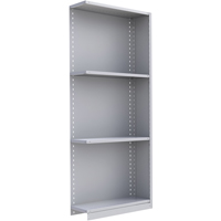 Interlok Shelving Unit, Steel, Boltless, 800 lbs. Capacity, 36" W x 88" H x 24" D Groupe Belzile Dickner
