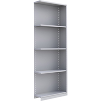 Interlok Shelving Unit, Steel, Boltless, 800 lbs. Capacity, 36" W x 100" H x 24" D Groupe Belzile Dickner