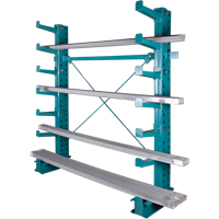 Cantilever Bar-Stock Racking - Light-Duty, Single Sided, 12" Arm, 75" H Groupe Belzile Dickner