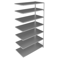 &eacute;l&eacute;ment de rayonnage, Acier galvanis&eacute;, Montant &agrave; fente, Capacit&eacute; 275 lb, 48" la x 84" h x 24" p Groupe Belzile Dickner