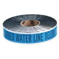 "Water Line" Identoline&reg; Underground Warning Tape, 2" W x 1000' L, Black on Blue Groupe Belzile Dickner