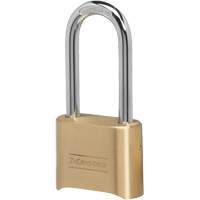 Combination Padlock, Silver, Brass Coating, 2" Width Groupe Belzile Dickner