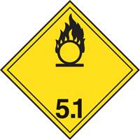 &eacute;tiquettes d'exp&eacute;dition TMD, Classe 5,1, Substances oxydantes, Papier Groupe Belzile Dickner