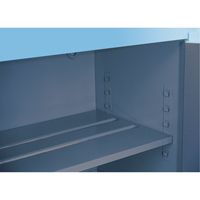 Armoires de s&eacute;curit&eacute; pour acides & produits corrosifs avec doublure ChemCor, 30 gal., 43" x 44" x 18" Groupe Belzile Dickner