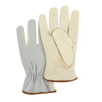 Split Back Driver's Gloves, Large, Grain Cowhide Palm Groupe Belzile Dickner