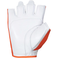 Gants Vibrastop demi-doigts antivibrations, Taille Moyen, Paume Ch&egrave;vre Groupe Belzile Dickner
