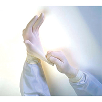 Qualatex<sup>®</sup> Miracle Grip™ Examination Gloves, Medium, Latex, 6-mil, Powder-Free, White SAJ747 | Dickner Inc