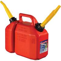 Combo jerrican essence/huile, 2,17 gal. US/8,25 L, Rouge, Homologué CSA/ULC SAK857 | Dickner Inc