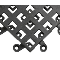 Carrelage no 560 ErgoDeck , PVC, 1-1/2' la c, 1-1/2' lo, 7/8" &eacute;paisseur, Noir Groupe Belzile Dickner