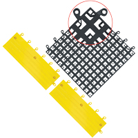 Carrelage no 560 ErgoDeck , PVC, 1-1/2' la c, 1-1/2' lo, 7/8" &eacute;paisseur, Noir Groupe Belzile Dickner