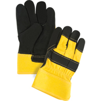 Gants d'ajusteur doubl&eacute;s pour l'hiver &agrave; chaleur sup&eacute;rieure, Grand, Paume en Cuir de vache refendu, Doublure en Thinsulate Groupe Belzile Dickner