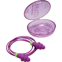 Bouchons d'oreilles r&eacute;utilisables Rockets, Avec cordon, Vrac - &eacute;tui en plastique, 27 dB NRR, Taille unique Groupe Belzile Dickner