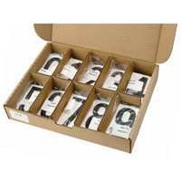 Num&eacute;ros autocollants, 0 &agrave; 9, 3-1/2" h, Noir sur blanc Groupe Belzile Dickner