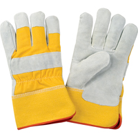 Gants d'ajusteur doubl&eacute;s pour l'hiver de premi&egrave;re qualit&eacute;, Grand, Paume en Cuir de vache refendu, Doublure en Molleton de mousse Groupe Belzile Dickner