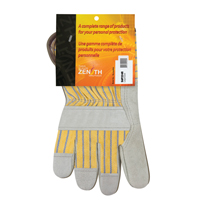 Gants d'ajusteur rugueux de premi&egrave;re qualit&eacute;, Grand, Paume en Cuir de vache refendu, Doublure en Coton Groupe Belzile Dickner