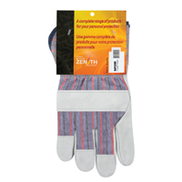 Gants d'ajusteur rugueux, T-Grand, Paume en Cuir de vache refendu, Doublure en Coton Groupe Belzile Dickner