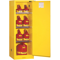 Armoire de s&eacute;curit&eacute; pour produits inflammables EX Slimline Sure-Grip , 22 gal., 1 Porte(s), 23,25" La x 65" h x 18" p Groupe Belzile Dickner