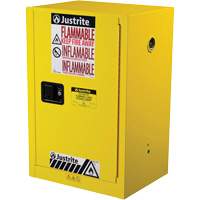 Armoire de s&eacute;curit&eacute; compacte pour produits inflammables EX Sure-Grip, 12 gal., 1 Porte(s), 23,25" La x 35" h x 18" p Groupe Belzile Dickner