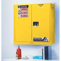 Armoires de s&eacute;curit&eacute; murales Sure-Grip EX, 20 gal., 2 Porte(s), 43" La x 44" h x 12" p Groupe Belzile Dickner