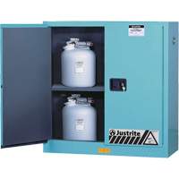 Armoires de s&eacute;curit&eacute; pour acides & produits corrosifs avec doublure ChemCor, 30 gal., 43" x 44" x 18" Groupe Belzile Dickner